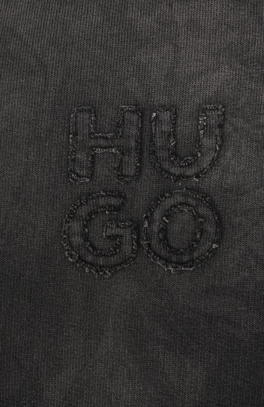 Хлопковая толстовка HUGO 50535312 Серый  50535312 Фото 6
