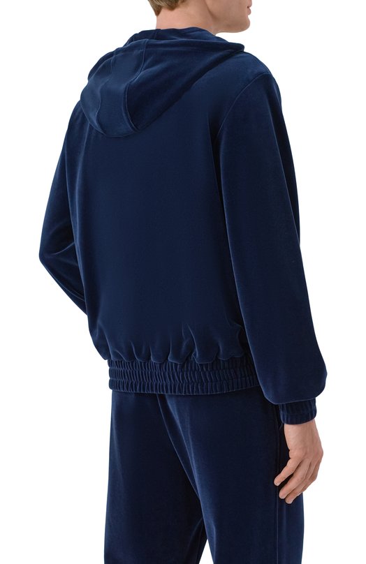 Бархатная толстовка MVST M26.2PM.H018/F122 VEL0UR Синий  M26.2PM.H018/F122 VEL0UR Фото 4