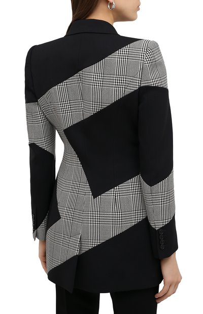 Жакет из шерсти и шелка ALEXANDER MCQUEEN, арт. 640023/QJAAA, фото 4