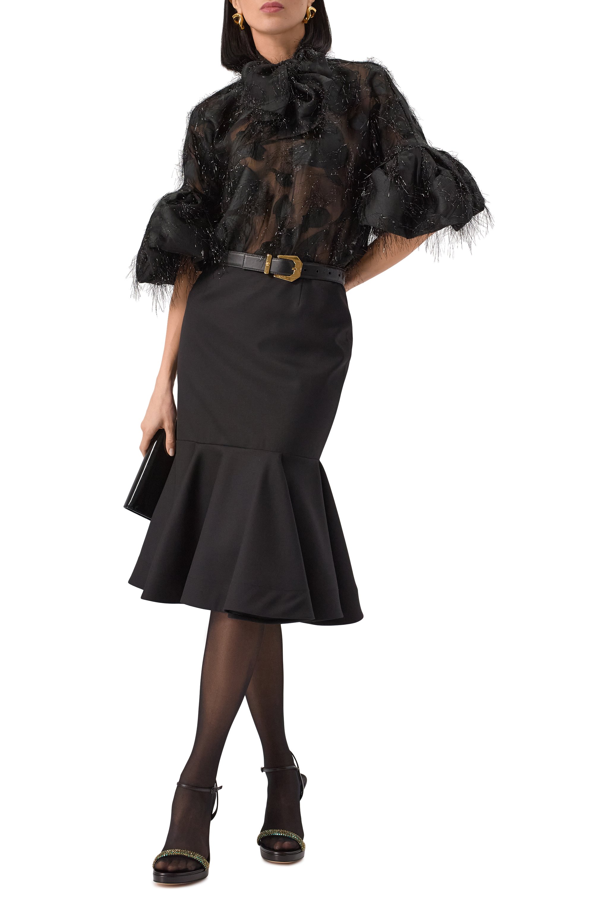 Шерстяная юбка NINA RICCI, арт. 25PCJU016/WV0322, фото 2