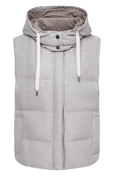 Женский пуховый жилет BRUNELLO CUCINELLI, арт. MF5982140