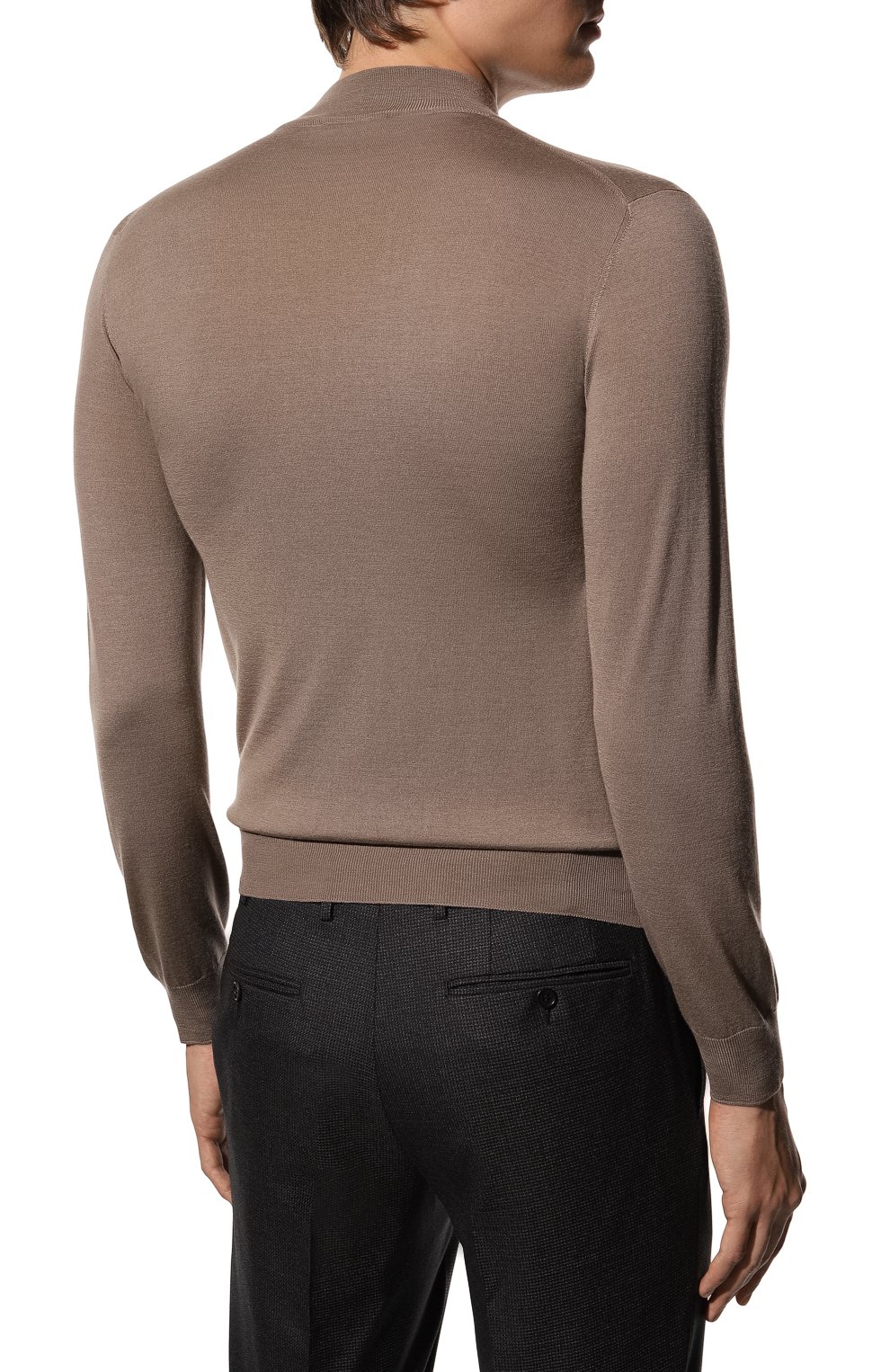 Водолазка из шерсти и шелка ANDREA CAMPAGNA, арт. LU1ML LSC18R, фото 4