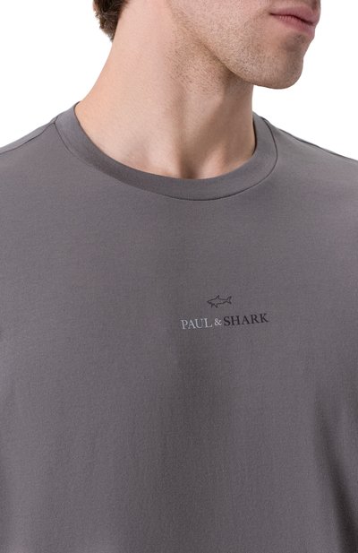 Хлопковая футболка PAUL&SHARK, а рт. 26411040_001, фото 5