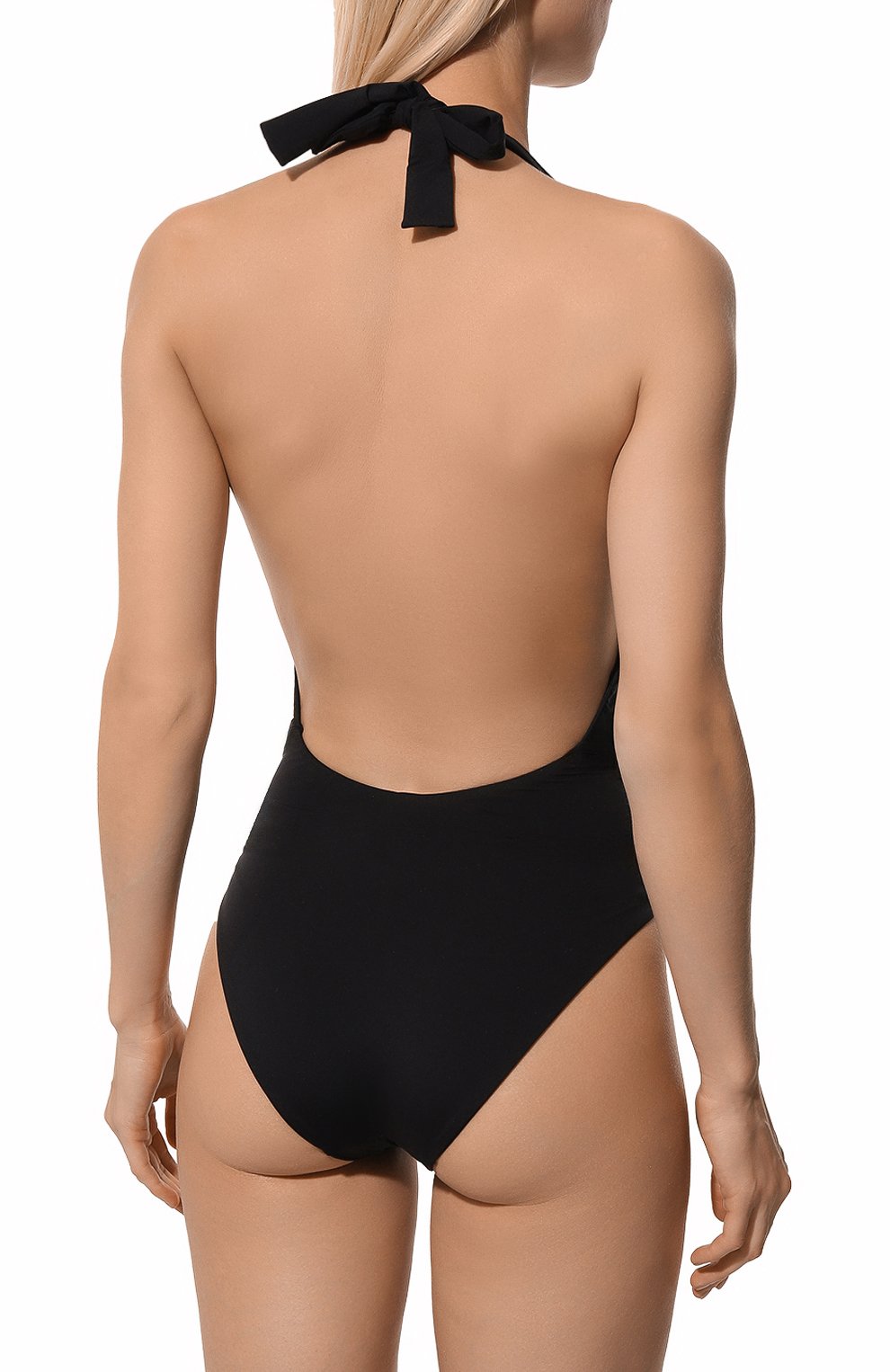 Слитный купальник LA PERLA черного цвета по цене 79150 руб., арт. PLBG80040, фото 3 Слитный купальник LA PERLA, арт. PLBG80040, фото 3