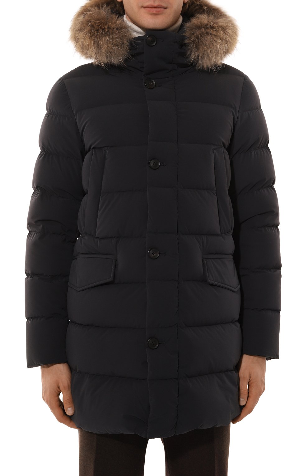 Пуховик с отделкой из енотовидной собаки HETREGO, арт. 8N436M/PARKER, фото 3