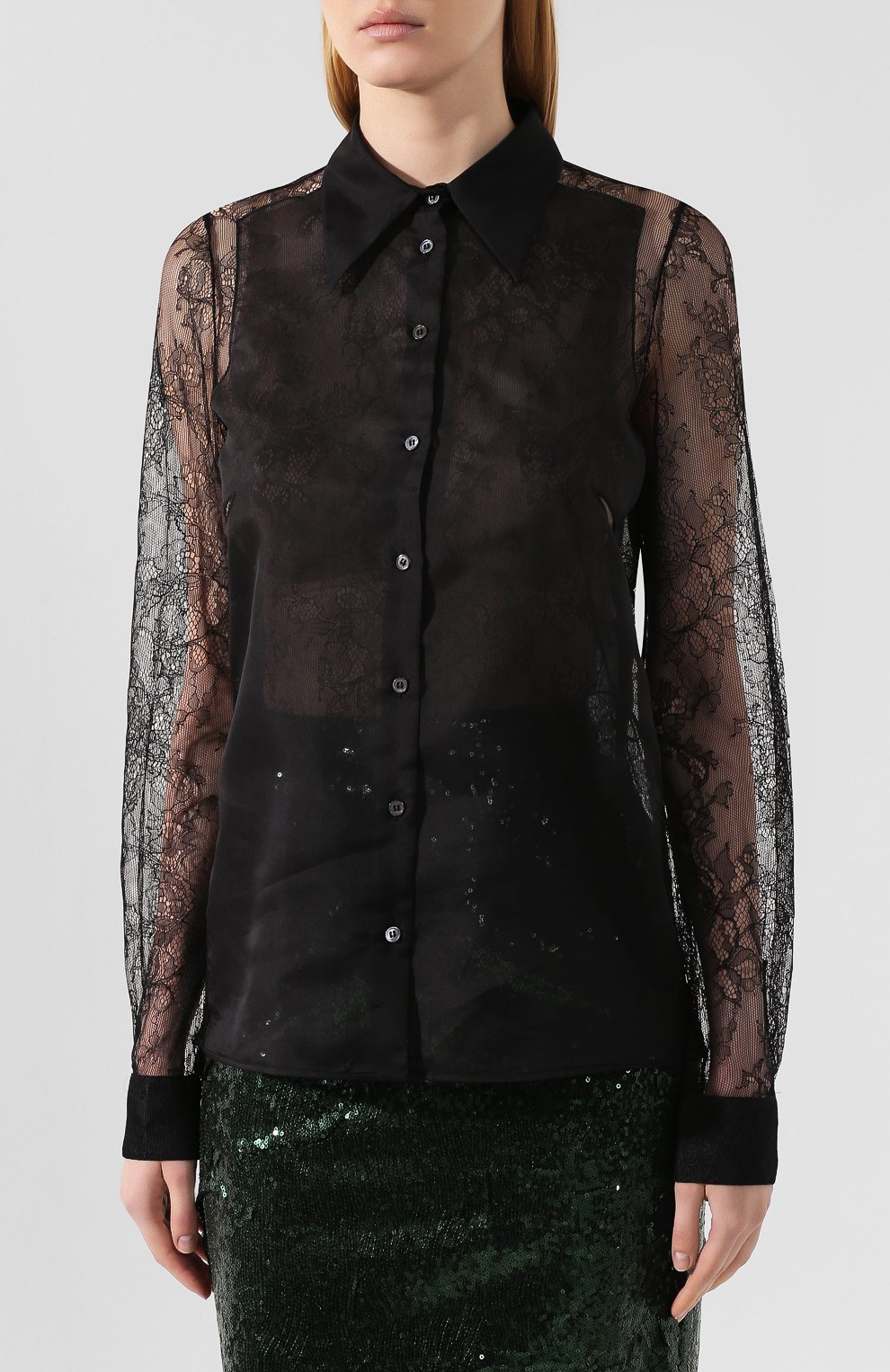 Кружевная рубашка N21, арт. 19I N2S0/G041/5103, фото 3