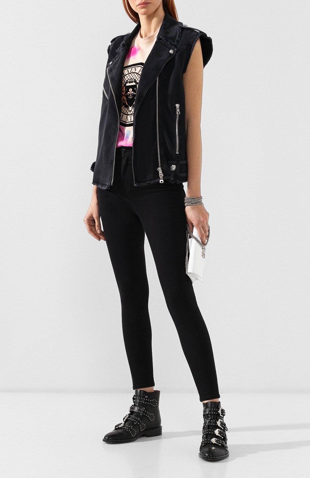 Джинсовый жилет BALMAIN, арт. RF18754/D027, фото 2