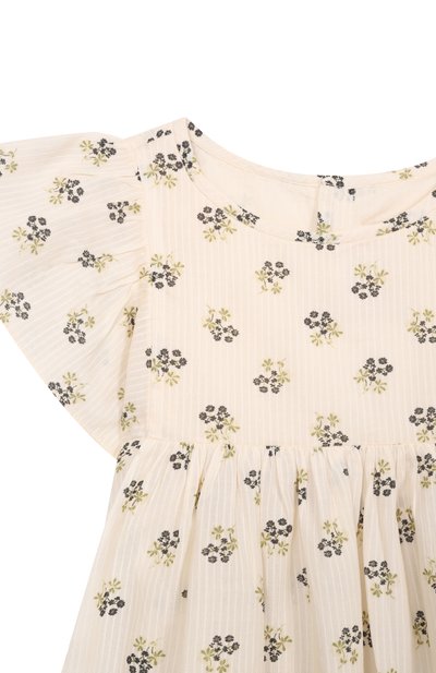 Хлопковый топ BONPOINT кремового цвета по цене 17550 руб., арт. S06GBLW00012/4A-8A, фото 3 Хлопковый топ BONPOINT, арт. S06GBLW00012/4A-8A, фото 3