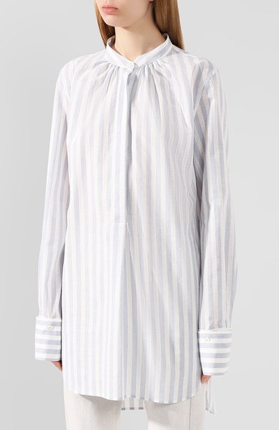 Хлопковая рубашка ANN DEMEULEMEESTER, арт. 2001-2008-P-123-001, фото 3