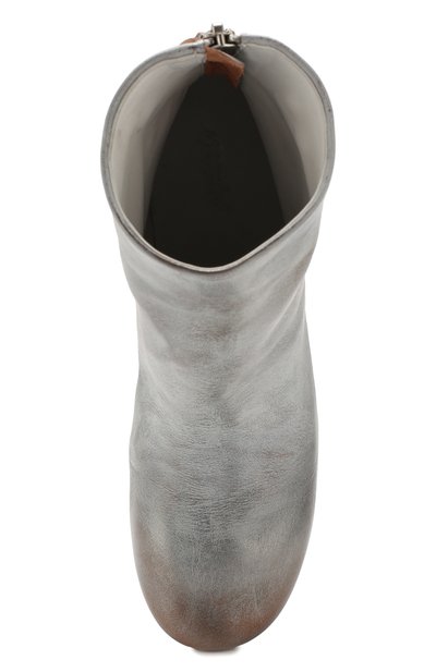 Кожаные ботильоны MARSELL серебряного цвета по цене 88350 руб., арт. MW5570/CAV.LAM.ASP., фото 5 Кожаные ботильоны MARSELL, арт. MW5570/CAV.LAM.ASP., фото 5