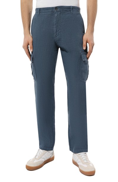 Льняные брюки-карго 120% LINO, арт. 31ALIM29DX/000D943/000, фото 3