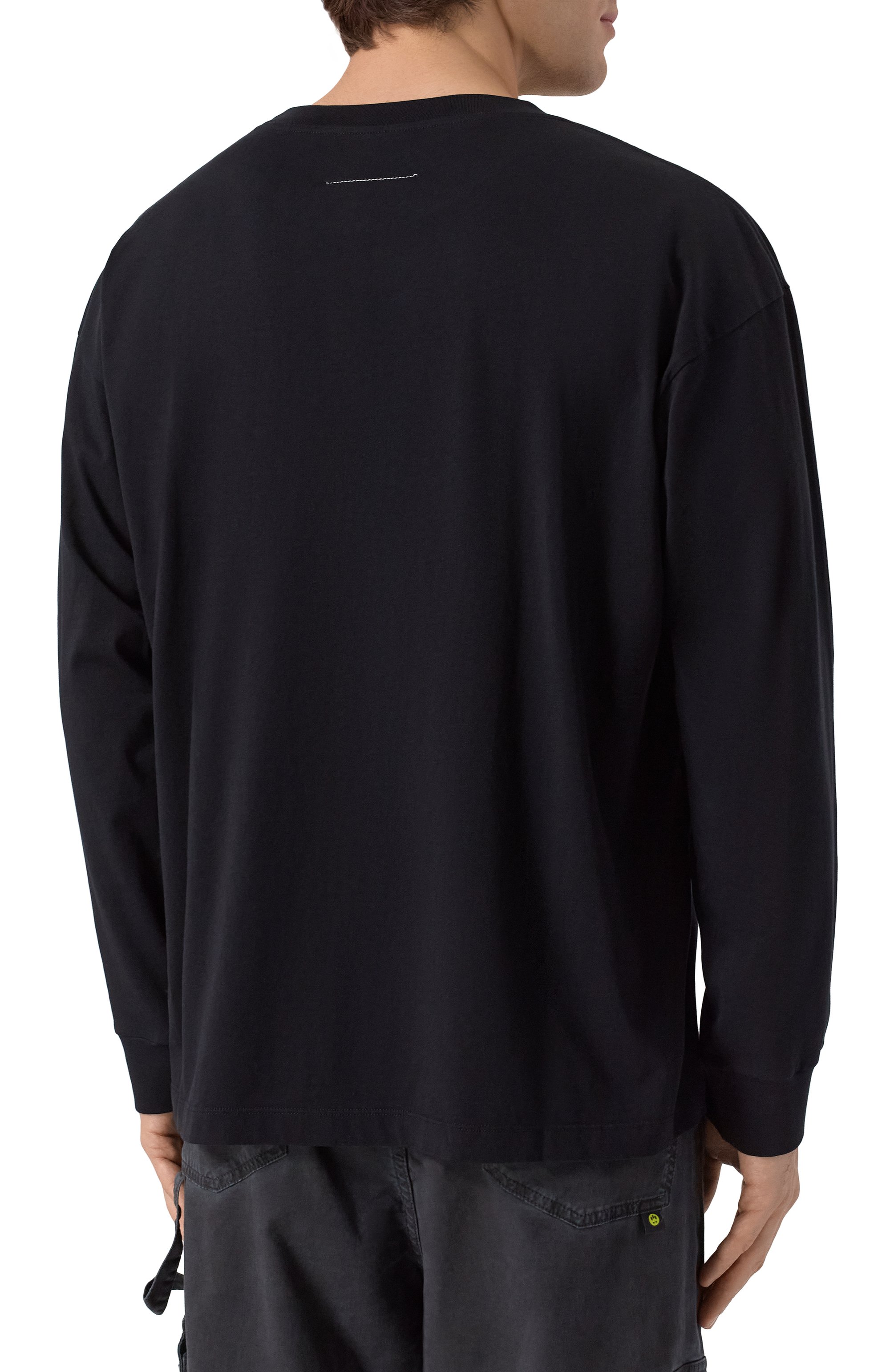 Хлопковый лонгслив MM6, арт. SH0GC0034/S24312, фото 4