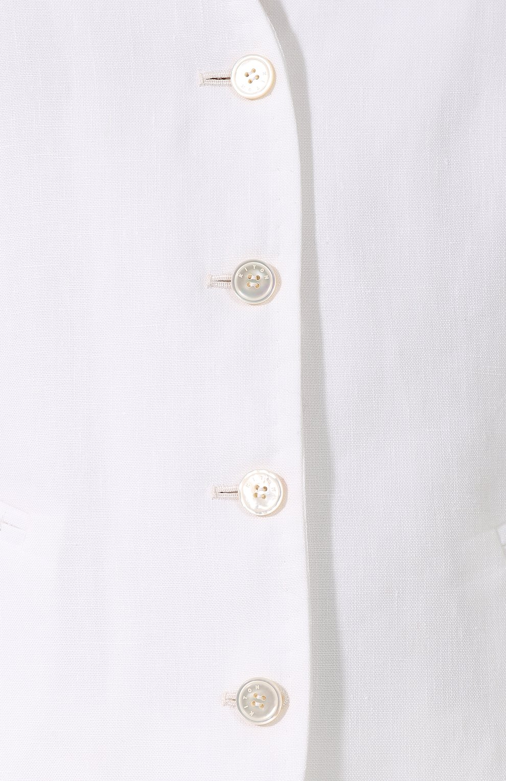 Льняной жилет KITON, арт. D47456K01057, фото 5