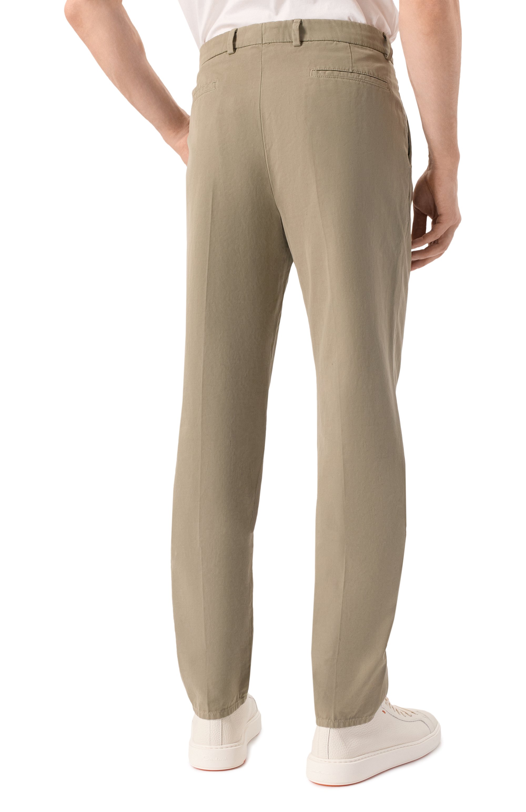 Хлопковые брюки BRUNELLO CUCINELLI, арт. MP52DE1450, фото 4