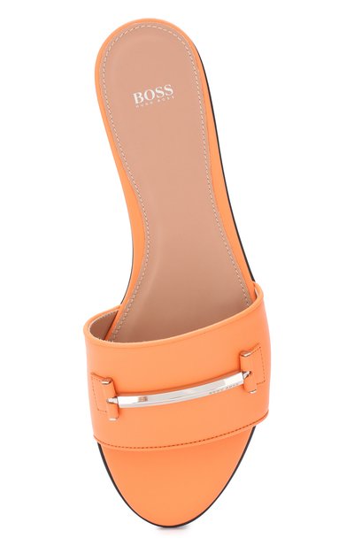Кожаные шлеп анцы BOSS, арт. 50386412, фото 5