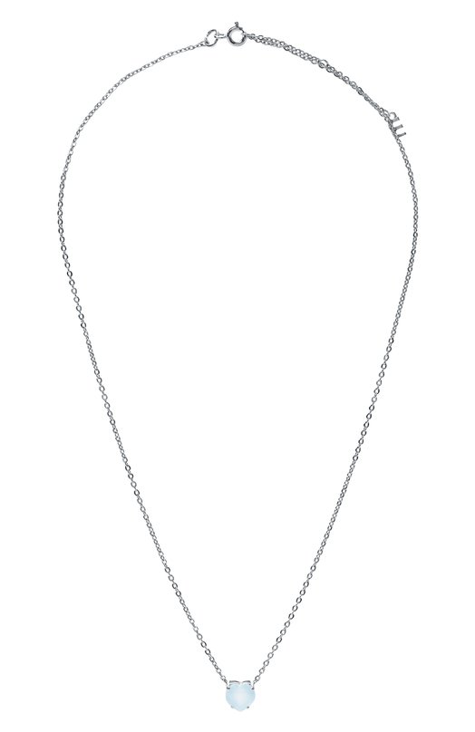 Кулон c агатом Cartoon Hearts Moonka HRT-925SL-NK-AGT-BL Голубой HRT-925SL-NK-AGT-BL