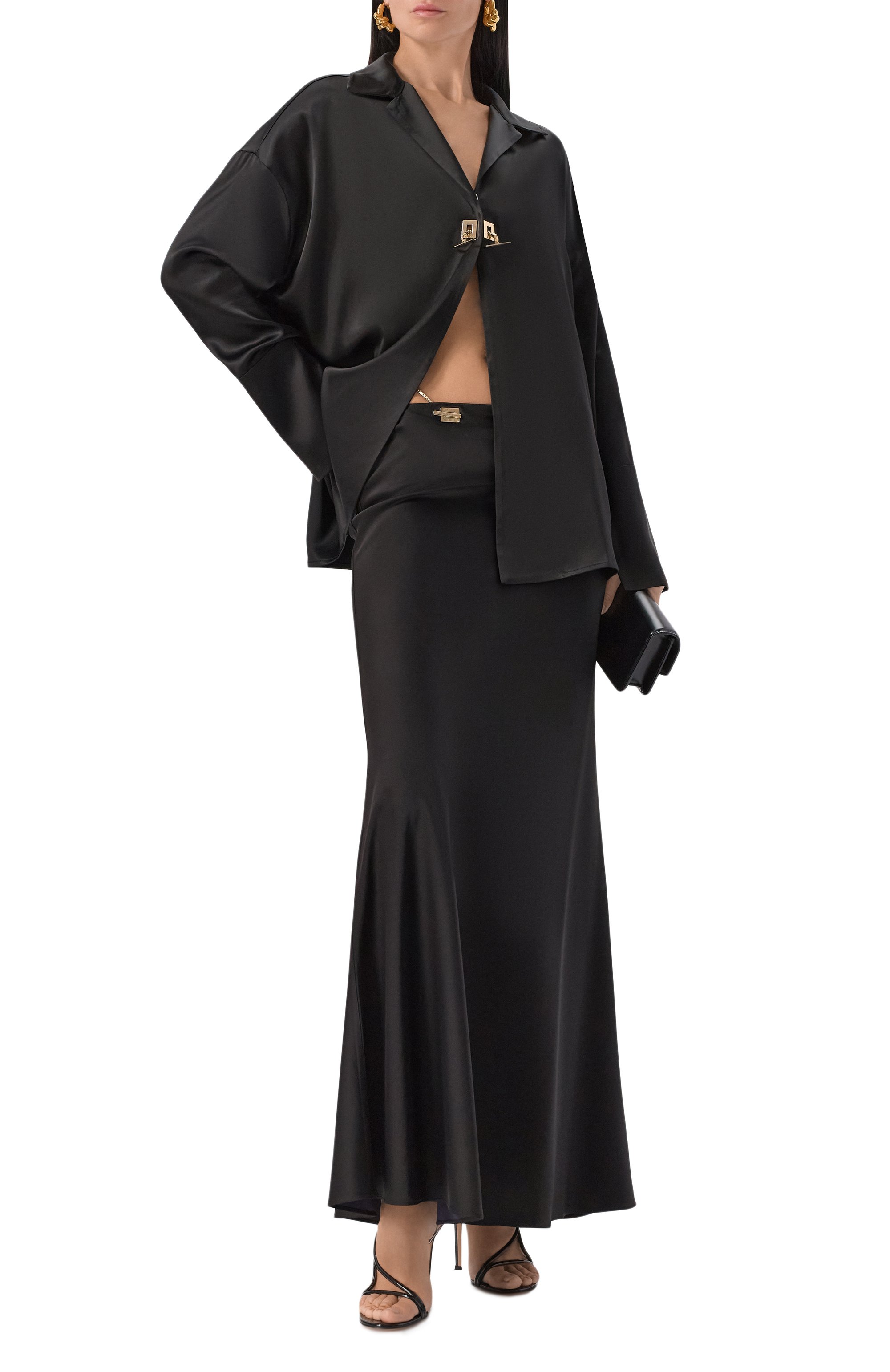 Атласная блузка DANAME, арт. 725FW7706A, фото 2