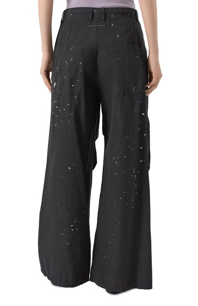 Хлопковые брюки MM6, арт. S62KB0240/M35458, фото 4