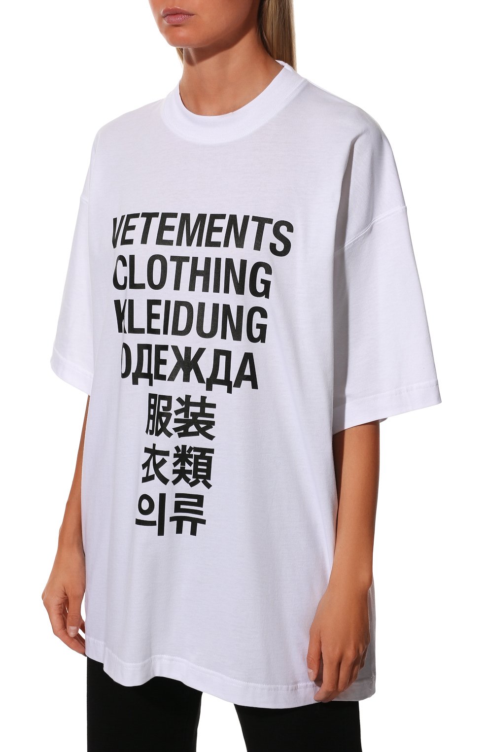 Хлопковая футболка VETEMENTS, арт. UA53TR100W 1611/W, фото 3