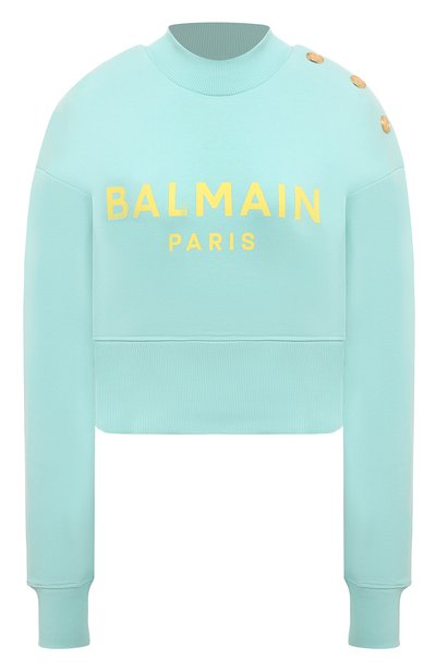 Женский хлопковый свитшот BALMAIN, арт. DF1J0040/BB02