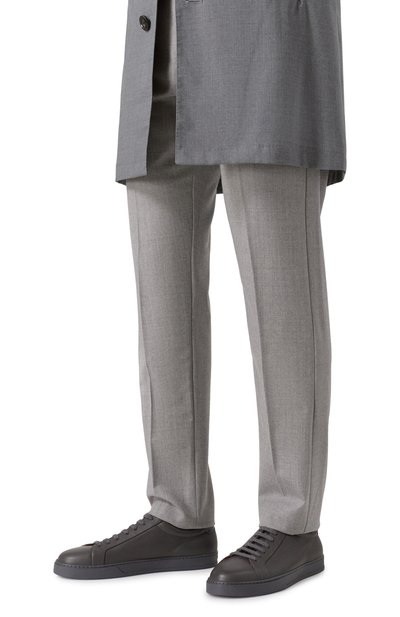 Кожаные кеды DOUCAL'S, арт. DU3483SPENPF7972, фото 3