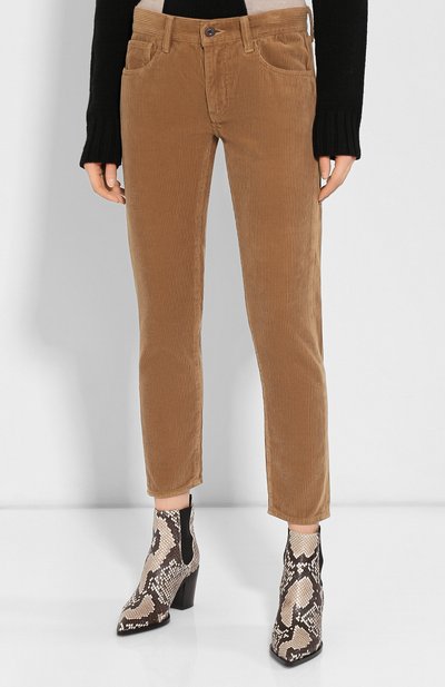 Вельветовые брюки MOUSSY коричневого цвета по цене 23850 руб., арт. 025CAC11-2400, фото 3 Вельветовые брюки MOUSSY, арт. 025CAC11-2400, фото 3