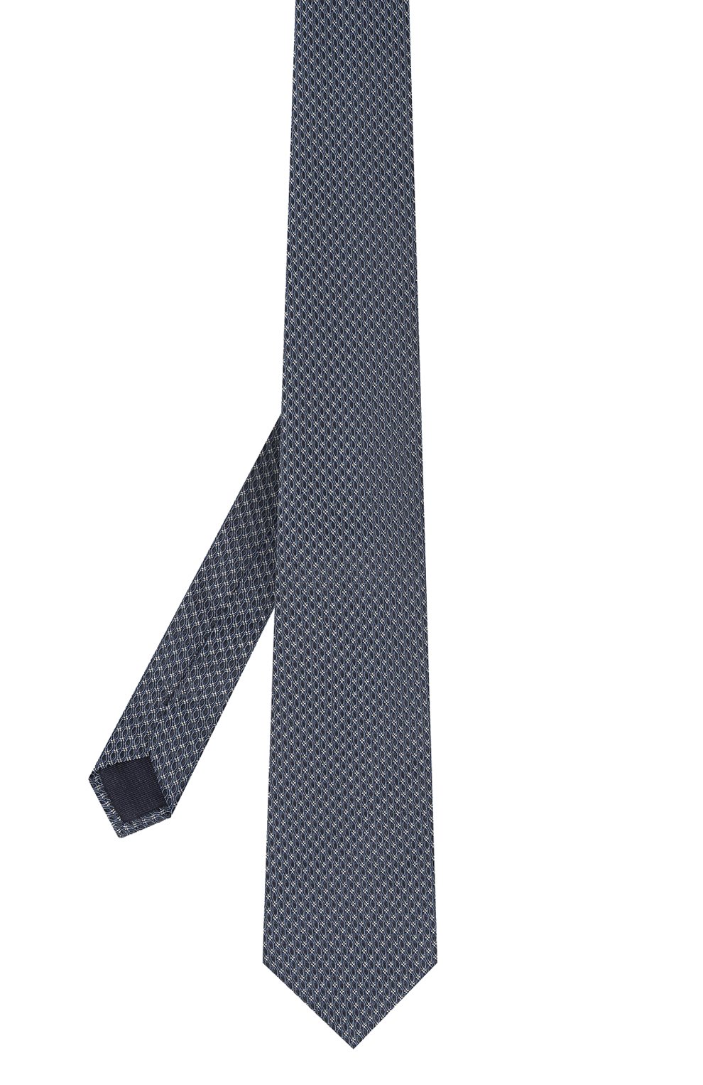Шелковый галстук CORNELIANI синего цвета по цене 23400 руб., арт. 93U302-9320309, фото 3 Шелковый галстук CORNELIANI, арт. 93U302-9320309, фото 3