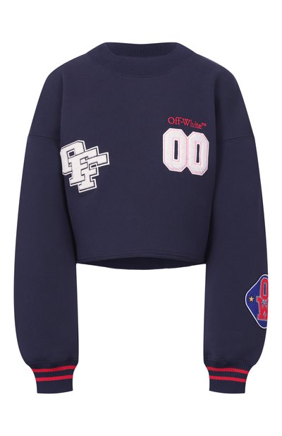 Женский хлопковый свитшот OFF-WHITE, арт. 0WBA07ES26FLE001