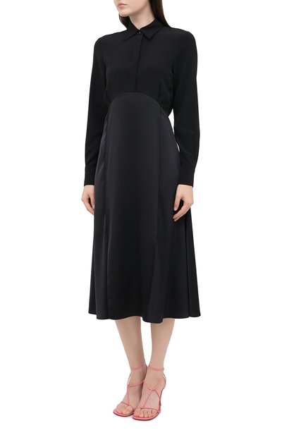 Платье VICTORIA, VICTORIA BECKHAM черного цвета по цене 44900 руб., арт. 2320WDR001665B, фото 3 Платье VICTORIA, VICTORIA BECKHAM, арт. 2320WDR001665B, фото 3