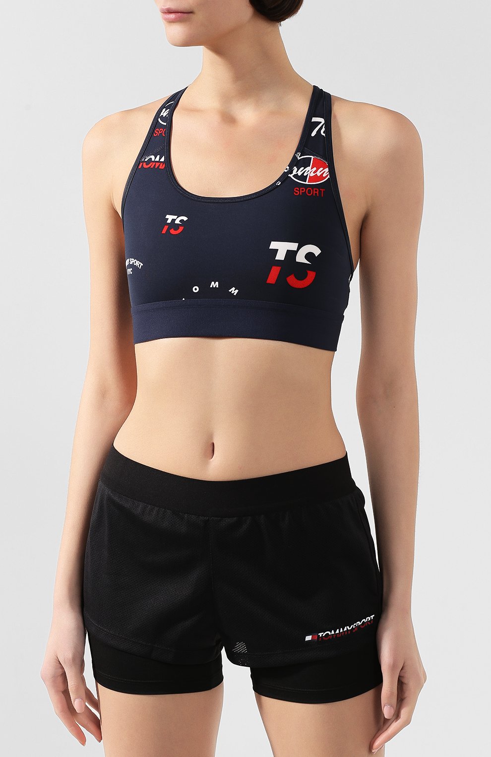 Топ TOMMY SPORT синего цвета по цене 5490 руб., арт. S10S100410, фото 3 Топ TOMMY SPORT, арт. S10S100410, фото 3