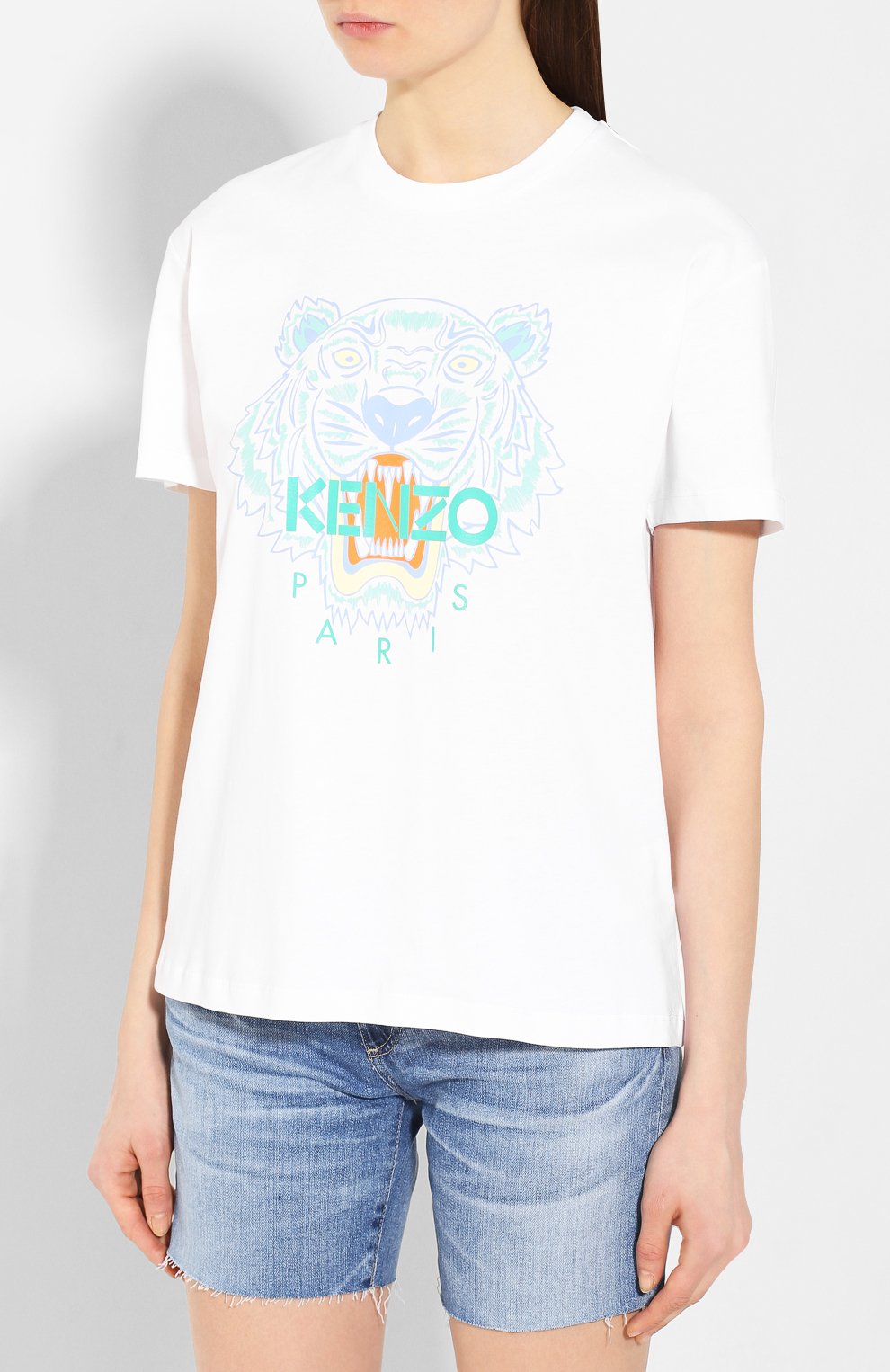 Хлопковая футболка KENZO, арт. FA52TS9594YA, фото 3