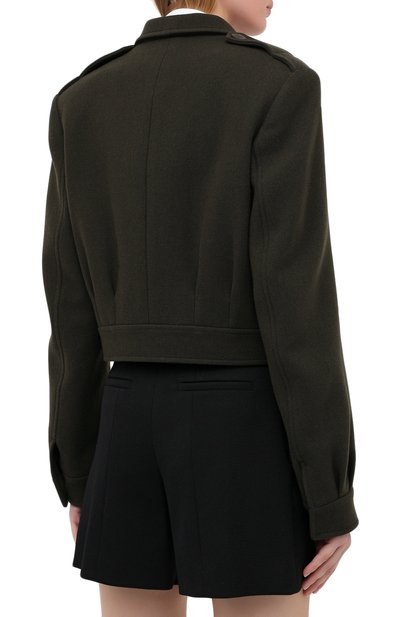 Шерстяной жакет SAINT LAURENT, арт. 633792/Y5B59, фото 5