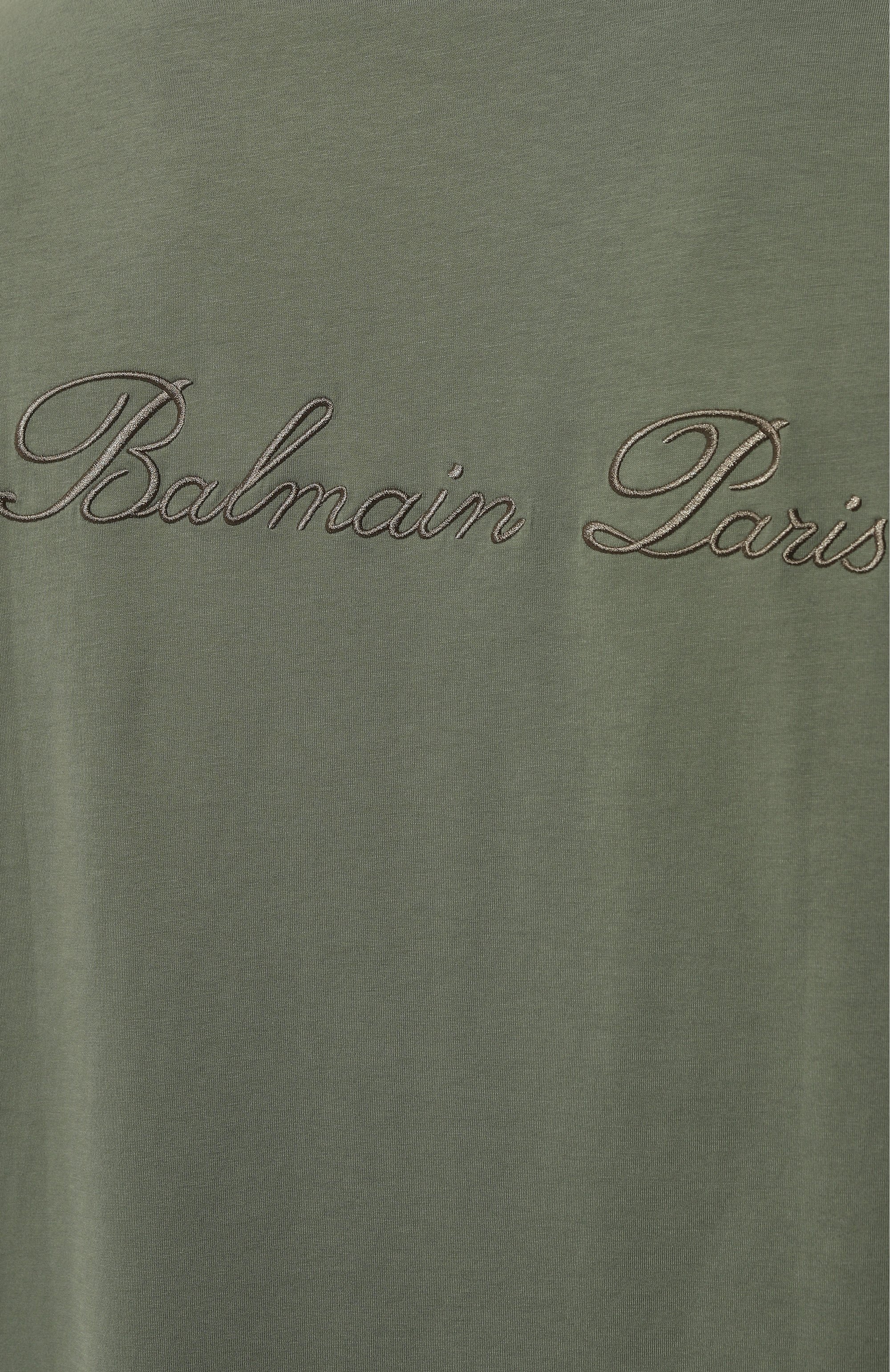 Хлопковая футболка BALMAIN, арт. DH1EG010/BC68, фото 5