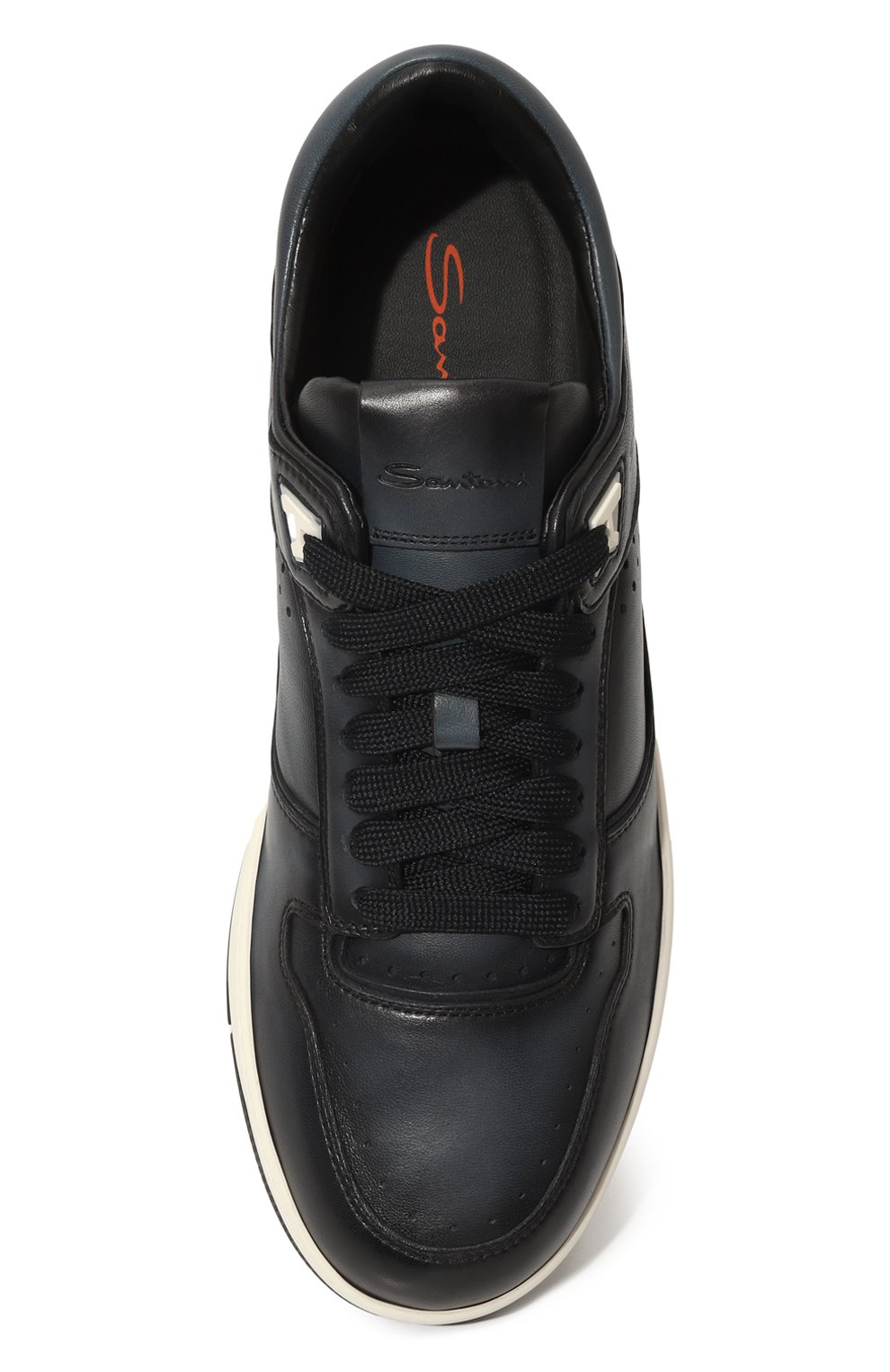 Кожаные кеды sneak-air SANTONI, арт. MBSG22015BINRGHV, фото 6