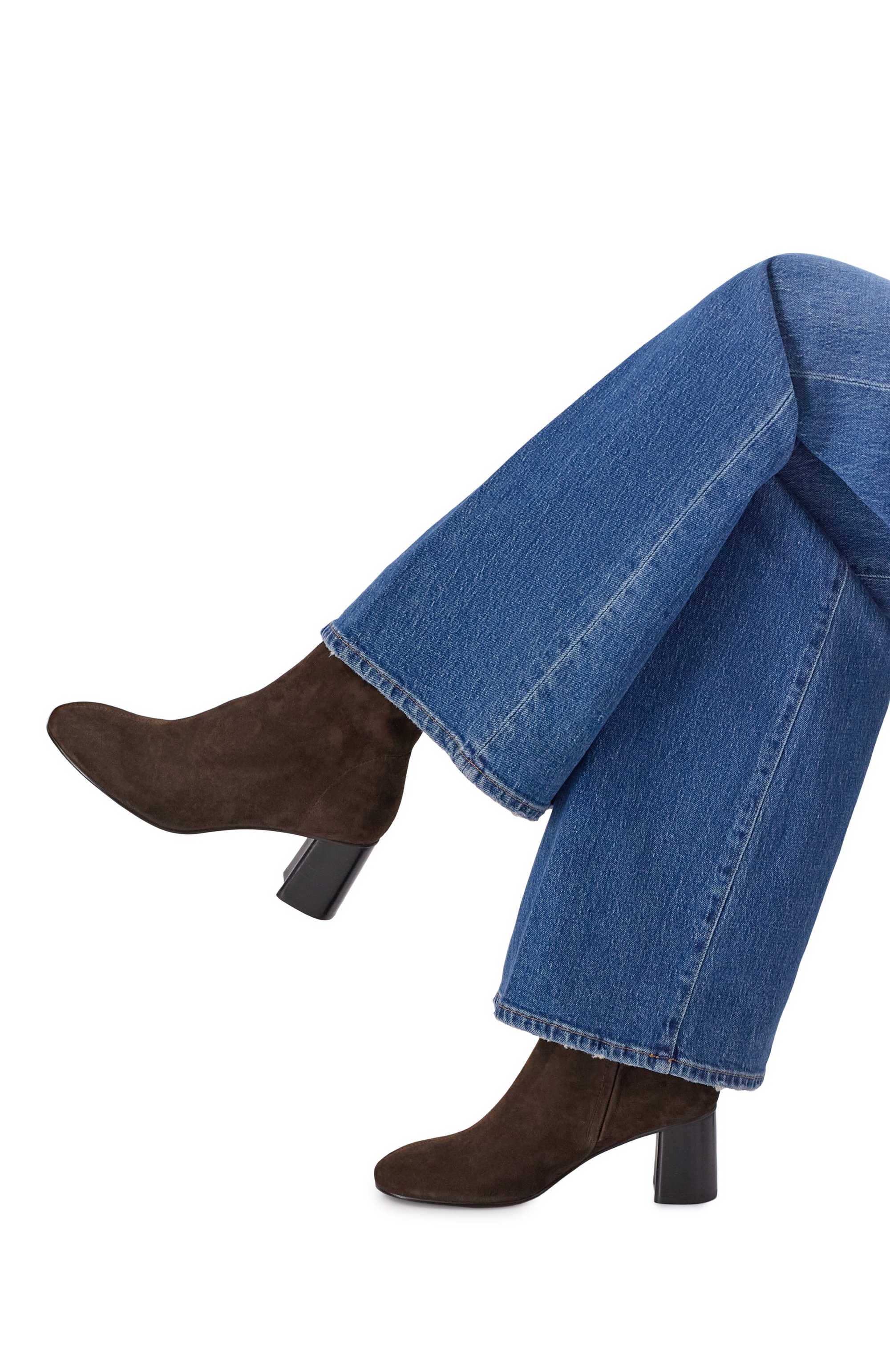 Замшевые ботильоны 12 STOREEZ, арт. 134601, фото 2