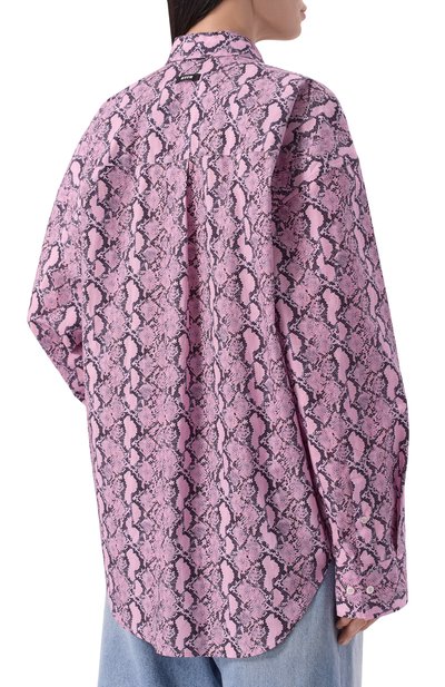 Хлопковая рубашка MSGM, арт. 4042MDE08/267352, фото 4