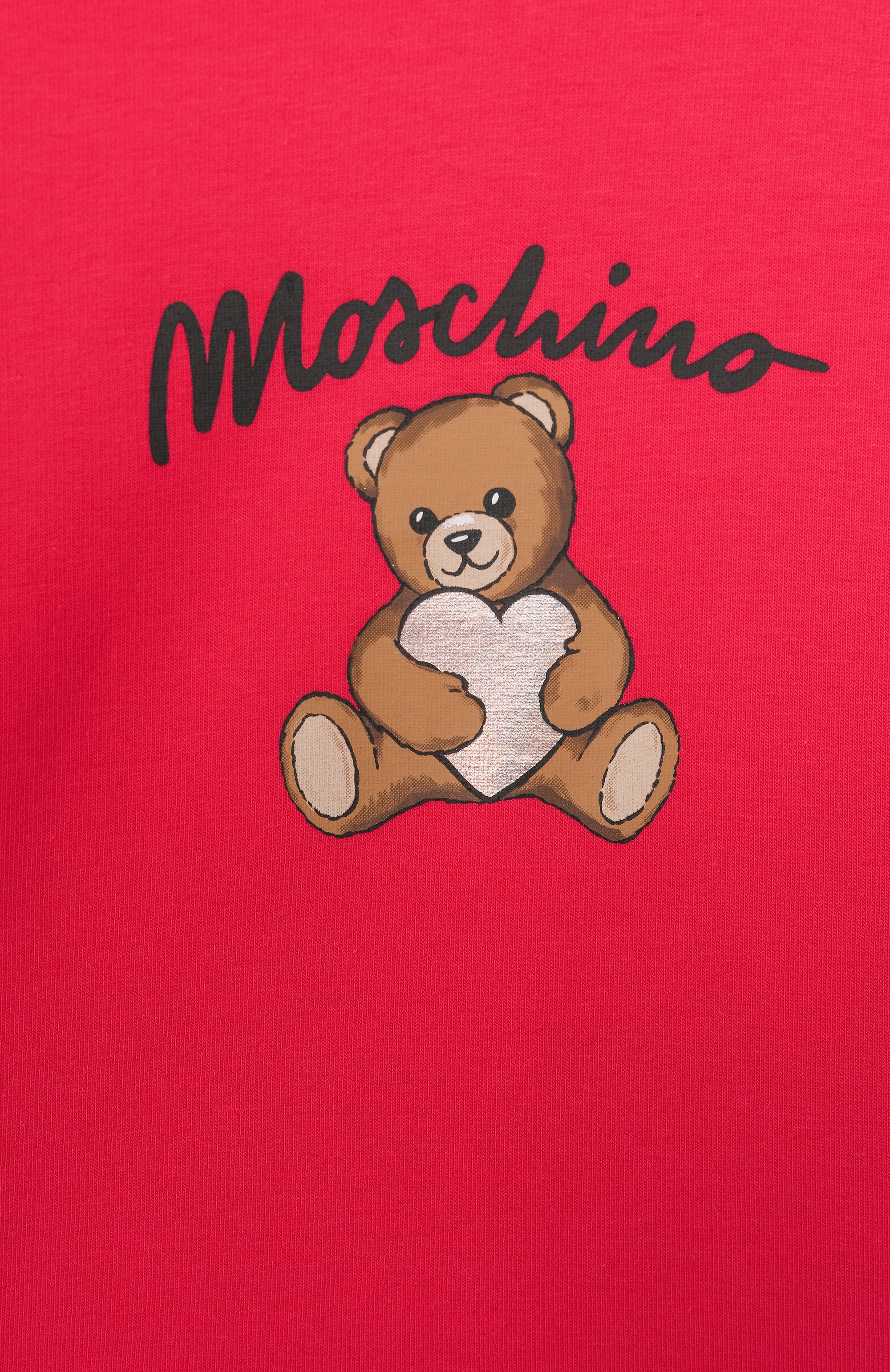 Хлопковый свитшот MOSCHINO, арт. HDF06E/LDA14/4-8, фото 3