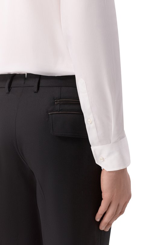 Хлопковая сорочка Giorgio Armani 8CGCCZMC/TZ064 Белый  8CGCCZMC/TZ064 Фото 5