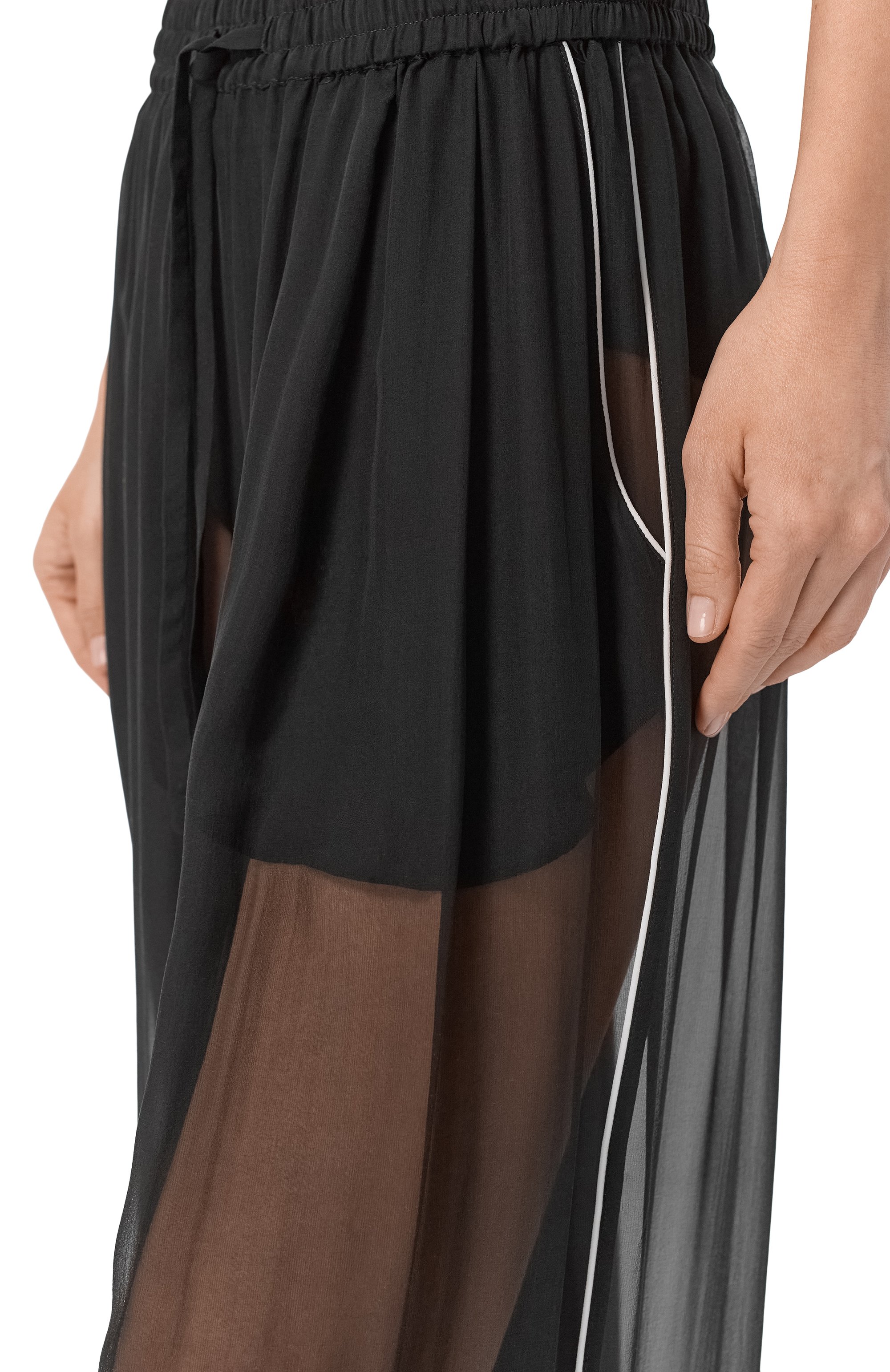 Шелковые брюки DOLCE & GABBANA, арт. FTDJET/FU1AT, фото 5