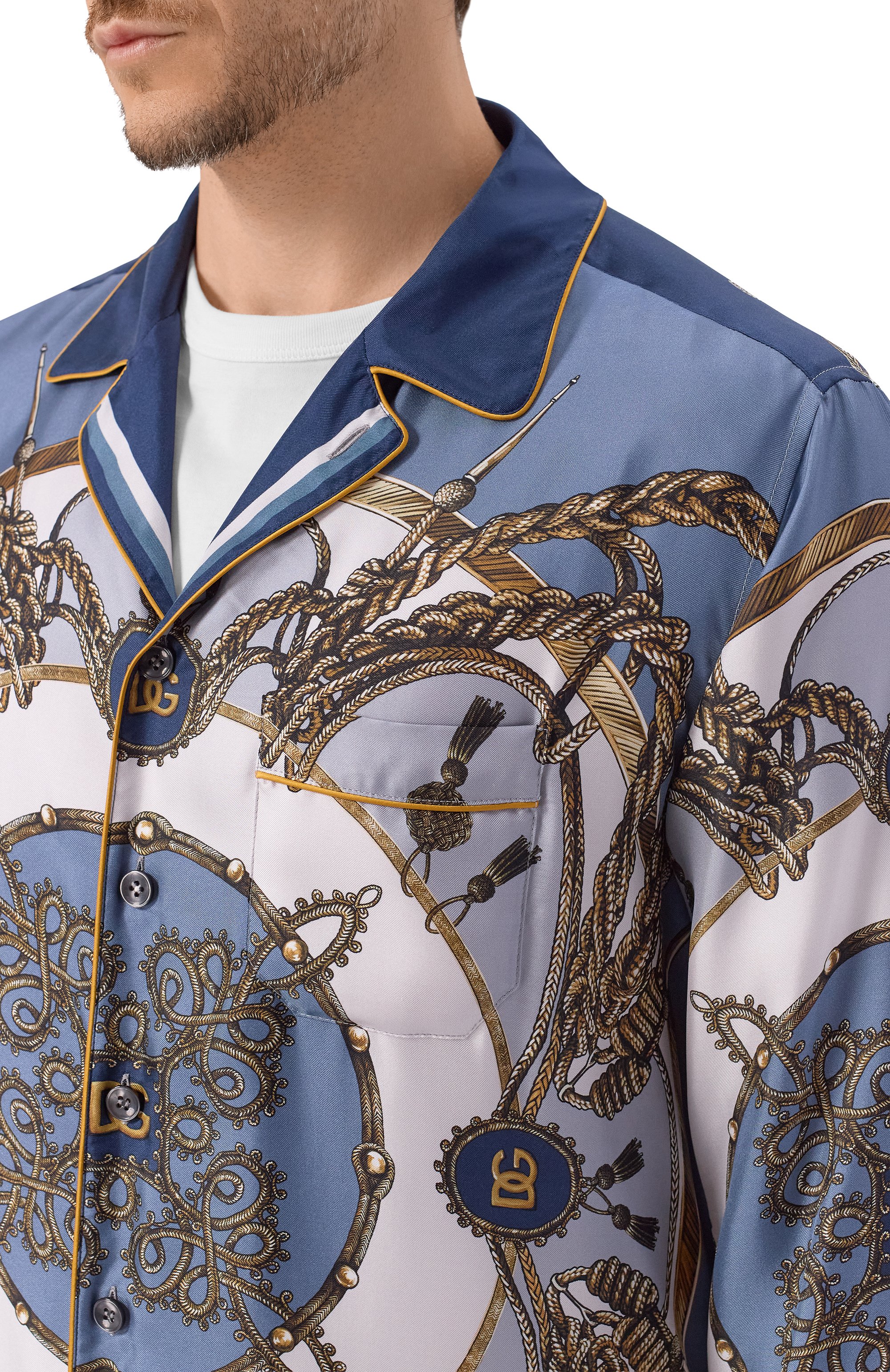 Шелковая сорочка DOLCE & GABBANA, арт. G5IF1T/HI12B, фото 5