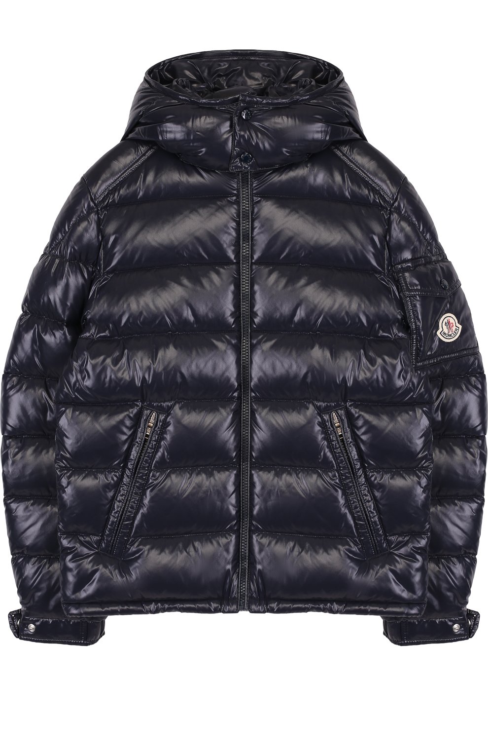 Стеганая куртка на молнии с капюшоном MONCLER ENFANT, арт. D2-954-41852-05-68950/8-10A, фото 1