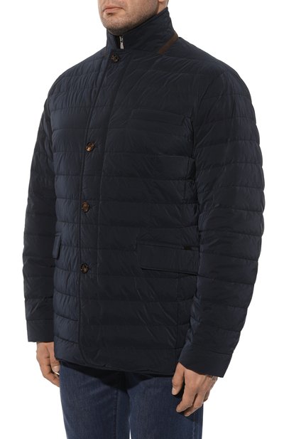 Пуховая куртка zavyer-os MOORER темно-синего цвета по цене 188000 руб., арт. EYVAZ, фото 3 Пуховая куртка zavyer-os MOORER, арт. EYVAZ, фото 3