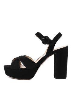 Замшевые босоножки PRADA, арт. 1XP63A-008-F0002, фото 2