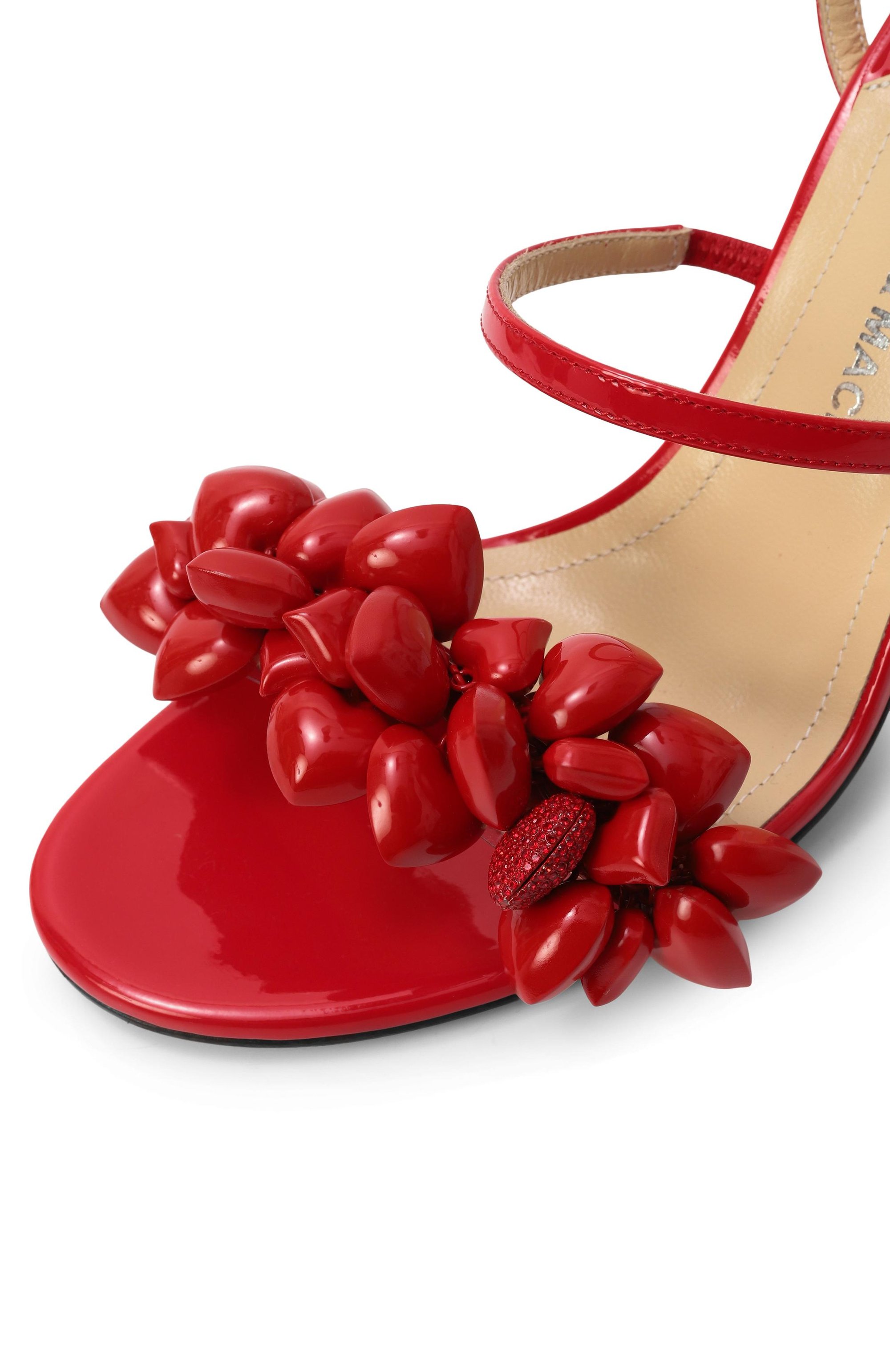 Кожаные босоножки puffy heart 85 MACH & MACH, арт. SS25S089585PATRED, фото 7