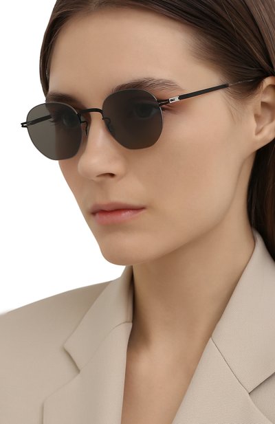 Солнцезащитные очки MYKITA, арт. WATARU/SILVER/BLACK/GREY S0LID 052, фото 2