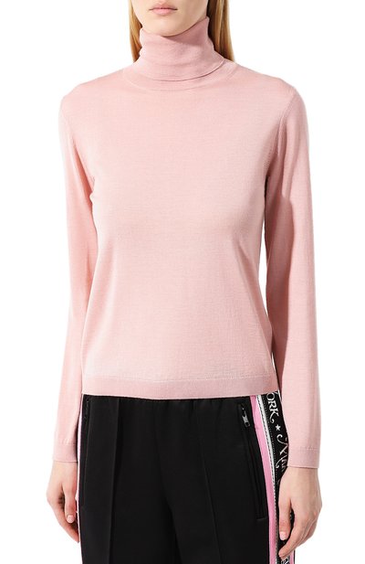 Водолазка из смеси шерсти и шелка REDVALENTINO светло-розового цвета по цене 46050 руб., арт. SR0KC03R/4A7, фото 3 Водолазка из смеси шерсти и шелка REDVALENTINO, арт. SR0KC03R/4A7, фото 3