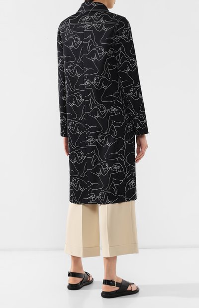 Пальто с принтом BY MALENE BIRGER, арт. Q66572003/0UT1001S91, фото 4