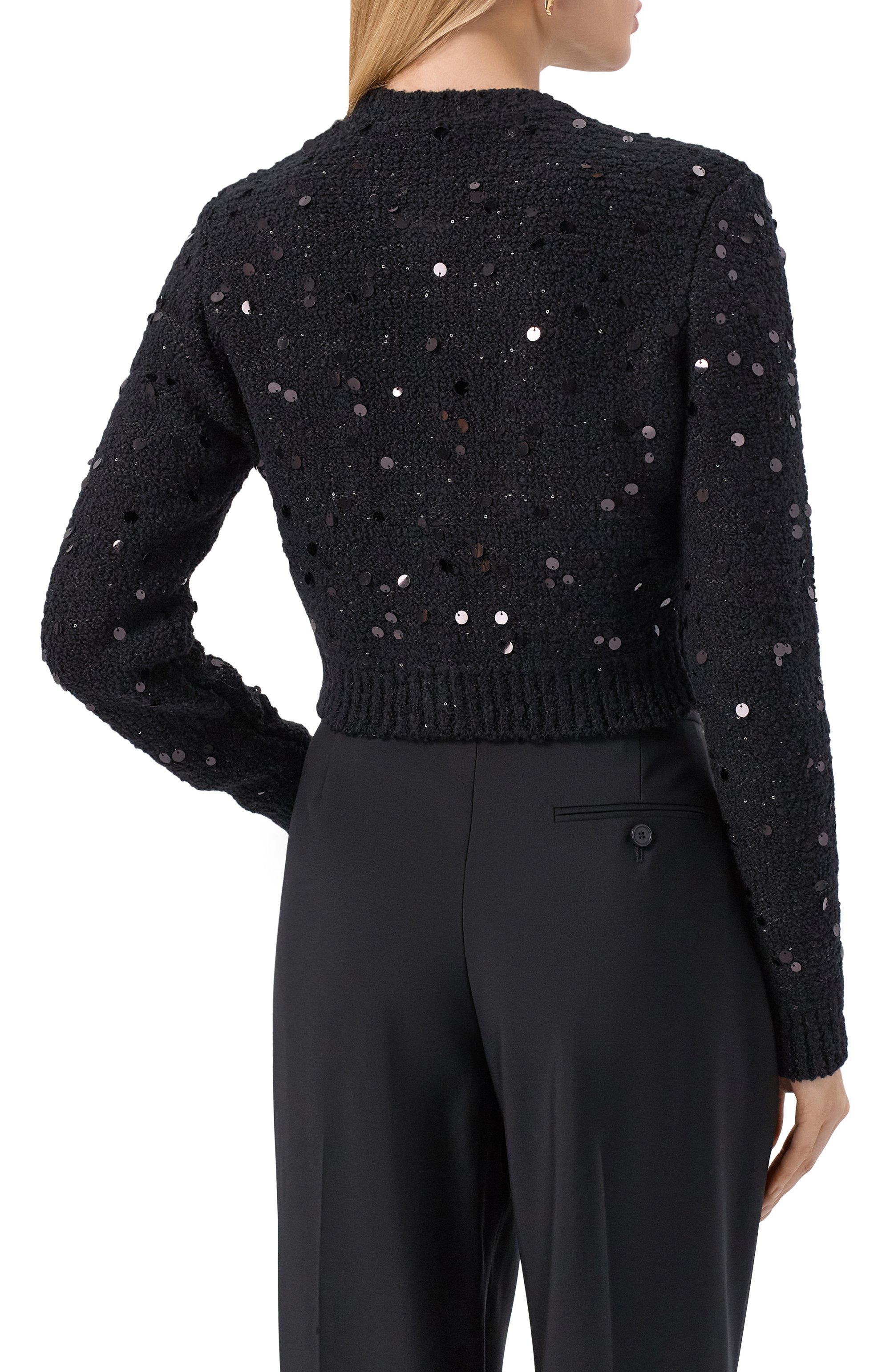 Кардиган с отделкой пайетками DOLCE & GABBANA, арт. FXVC2Z/JFMZX, фото 4