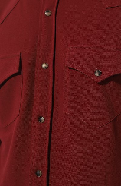 Хлопковая рубашка BRUNELLO CUCINELLI, арт. M0T636666, фото 5