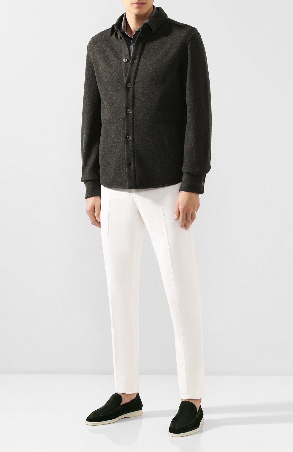 Замшевые лоферы summer walk LORO PIANA, арт. FAE8124, фото 2